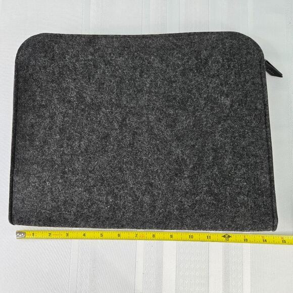 Document Organizers - Zippered Gray Felt Pouches in 3 Sizes - Picture 8 of 9